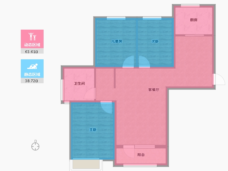 河北省-秦皇岛市-金梦海湾柒号香堤澜庭-91.58-户型库-动静分区