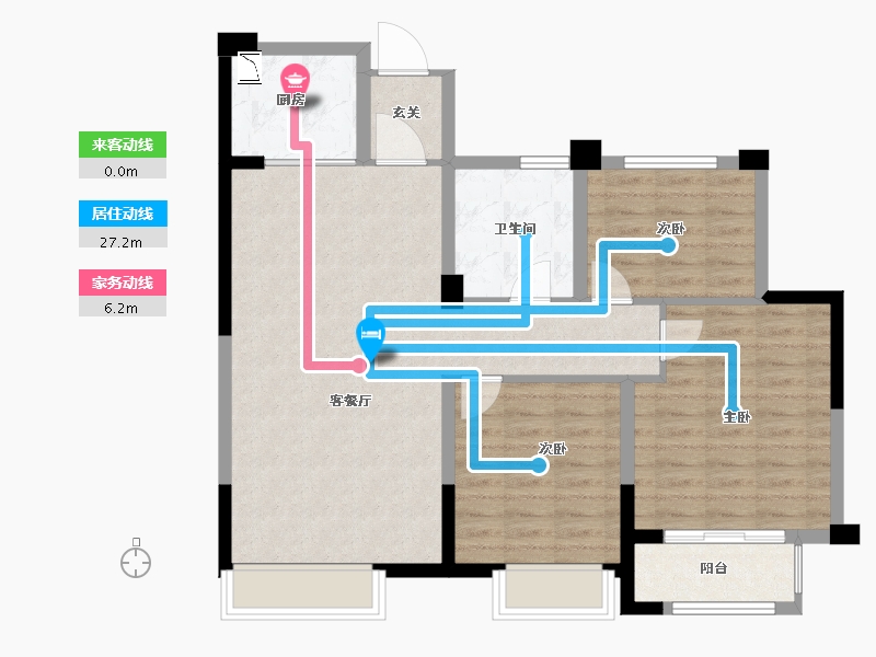 河南省-焦作市-万基·华府-89.77-户型库-动静线