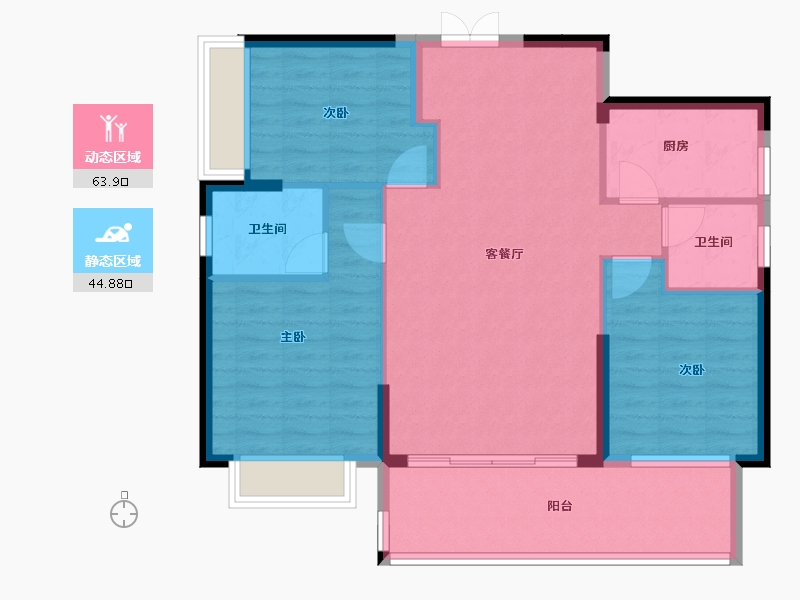 湖南省-邵阳市-龙熙府邸-99.02-户型库-动静分区