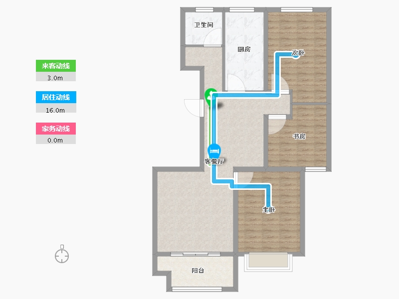 山东省-济宁市-水韵城-99.48-户型库-动静线