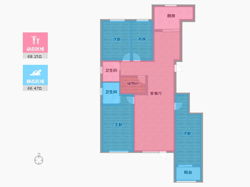 河北省-秦皇岛市-在水一方-120.32-户型库-动静分区