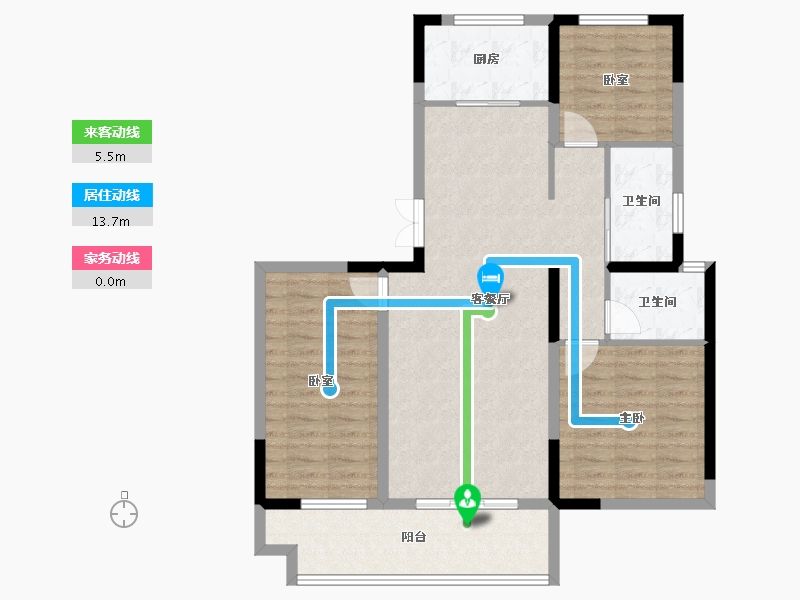 河南省-漯河市-攀恒泰和院-94.91-户型库-动静线