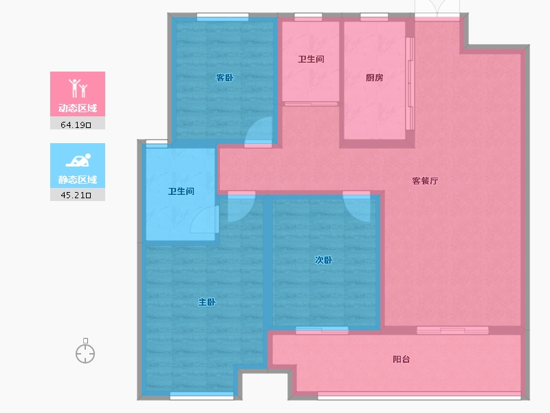 山东省-菏泽市-曹县天润城-98.01-户型库-动静分区