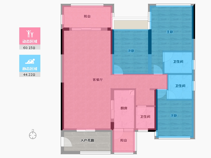 广东省-清远市-中金城投·九龙湾-99.28-户型库-动静分区