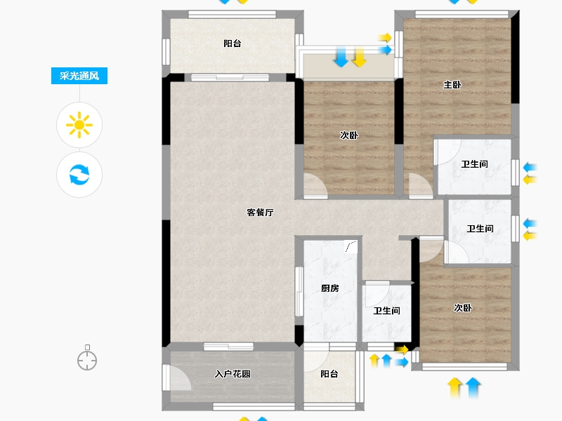 广东省-清远市-中金城投·九龙湾-99.28-户型库-采光通风