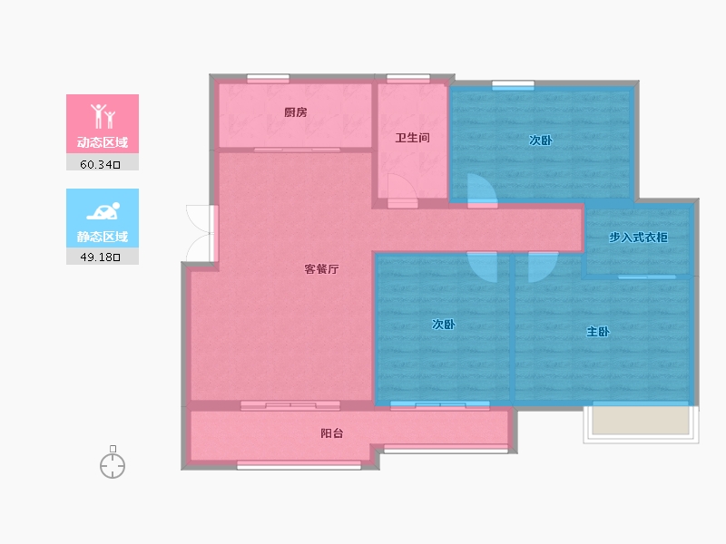 山东省-济宁市-银河佳苑-100.00-户型库-动静分区