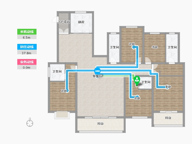 河南省-焦作市-中原·九鼎毓秀-188.01-户型库-动静线