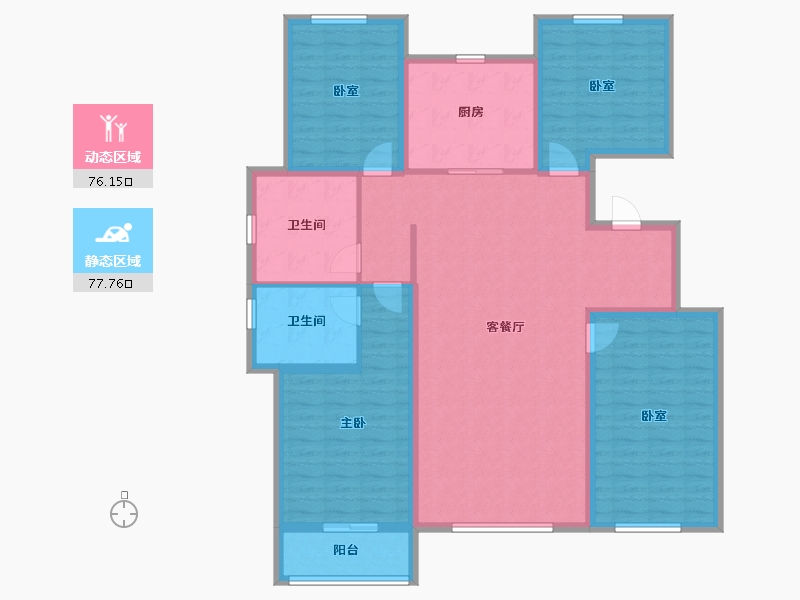 河北省-秦皇岛市-祖山小镇·木兰明珠城-139.20-户型库-动静分区