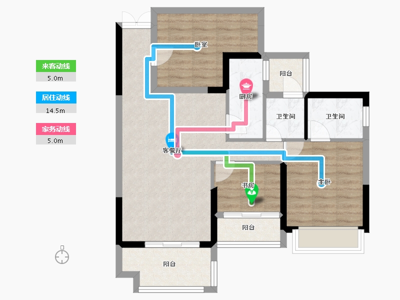 广西壮族自治区-钦州市-远锋城-75.35-户型库-动静线