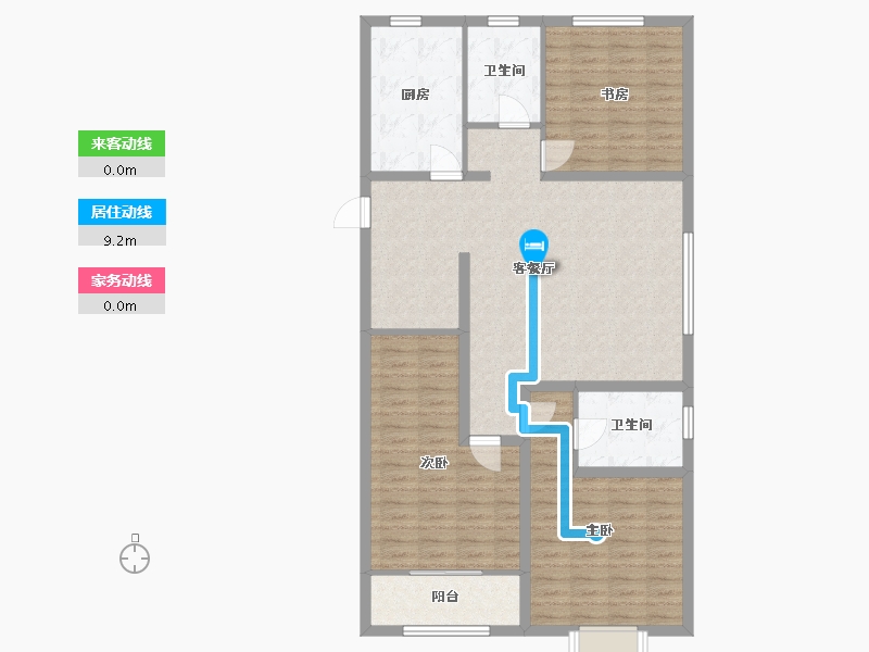 山东省-潍坊市-恒信领峰-113.28-户型库-动静线