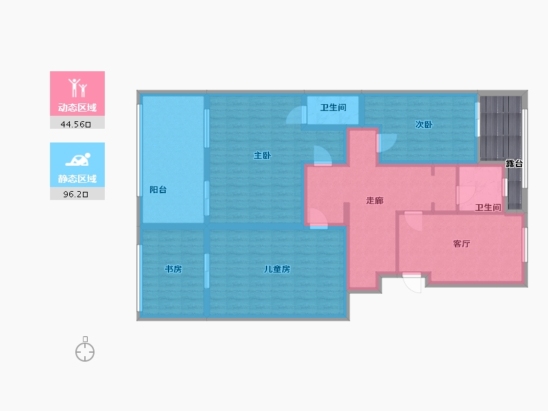 山东省-滨州市-玉龙苑小区-130.00-户型库-动静分区