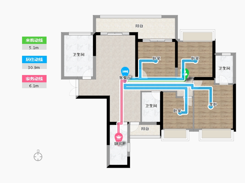 广西壮族自治区-钦州市-远锋城-113.77-户型库-动静线