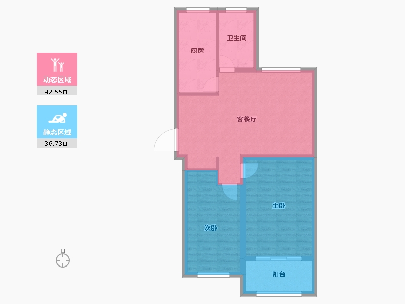 山东省-济宁市-水韵城-71.26-户型库-动静分区