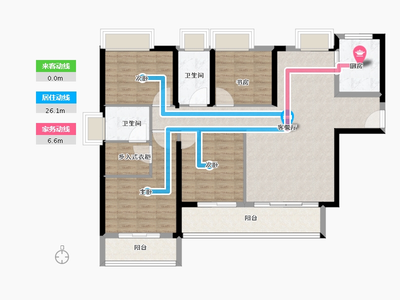 福建省-福州市-中铁城江督府-108.01-户型库-动静线