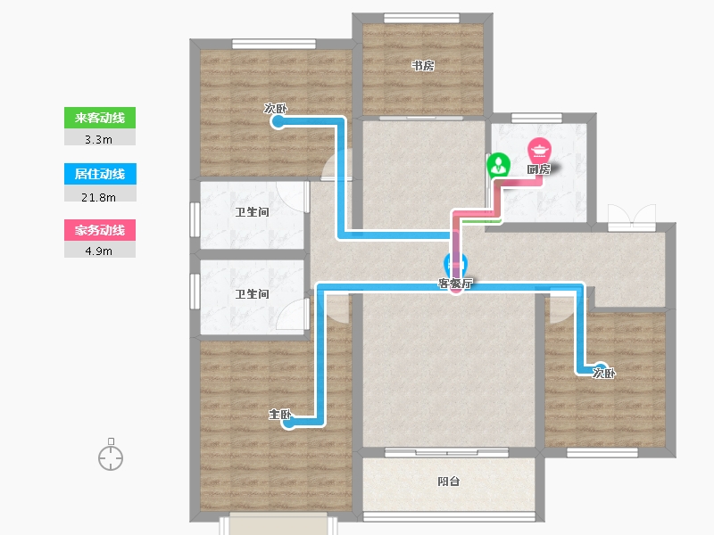 山东省-枣庄市-城建·善国贾苑-112.00-户型库-动静线