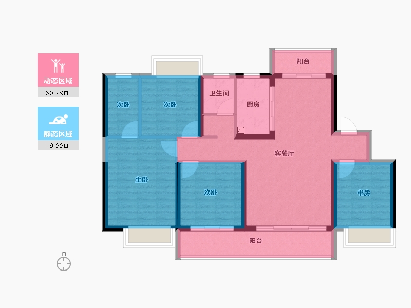 广西壮族自治区-梧州市-梧州人才城-99.23-户型库-动静分区