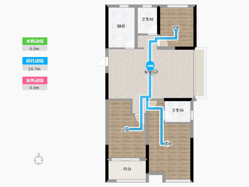 辽宁省-阜新市-东盛·阳光新城-99.20-户型库-动静线