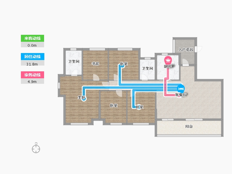 贵州省-黔西南布依族苗族自治州-景地·莱蒙悦府-133.51-户型库-动静线