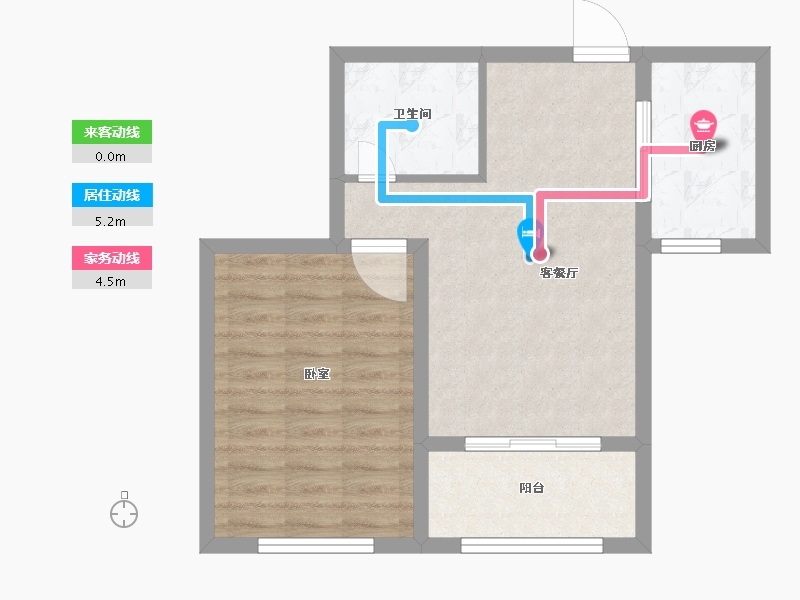 山东省-济宁市-水韵城-54.25-户型库-动静线