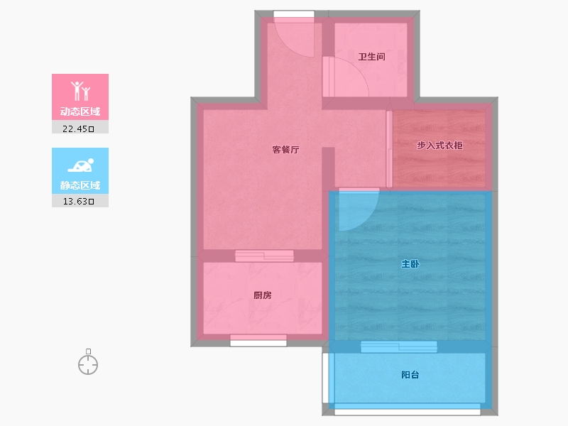 北京-北京市-左家庄北里-30.00-户型库-动静分区