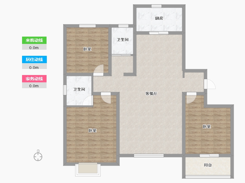 山东省-潍坊市-北斗山河城-114.41-户型库-动静线