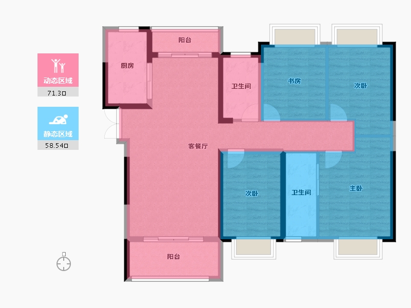 江西省-萍乡市-都市国际-117.09-户型库-动静分区