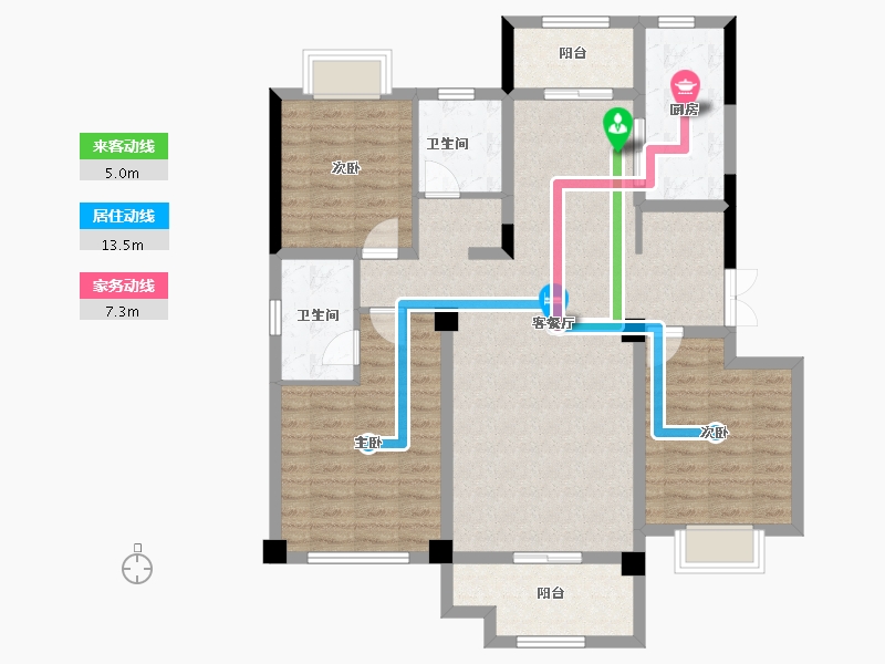 河南省-商丘市-顺鑫·满庭芳-108.00-户型库-动静线