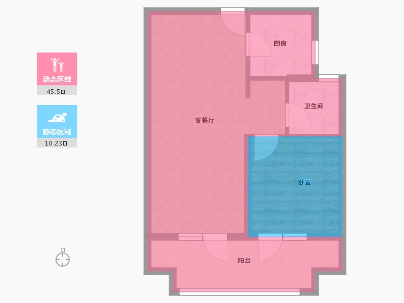 辽宁省-葫芦岛市-恒泰时间海-49.44-户型库-动静分区