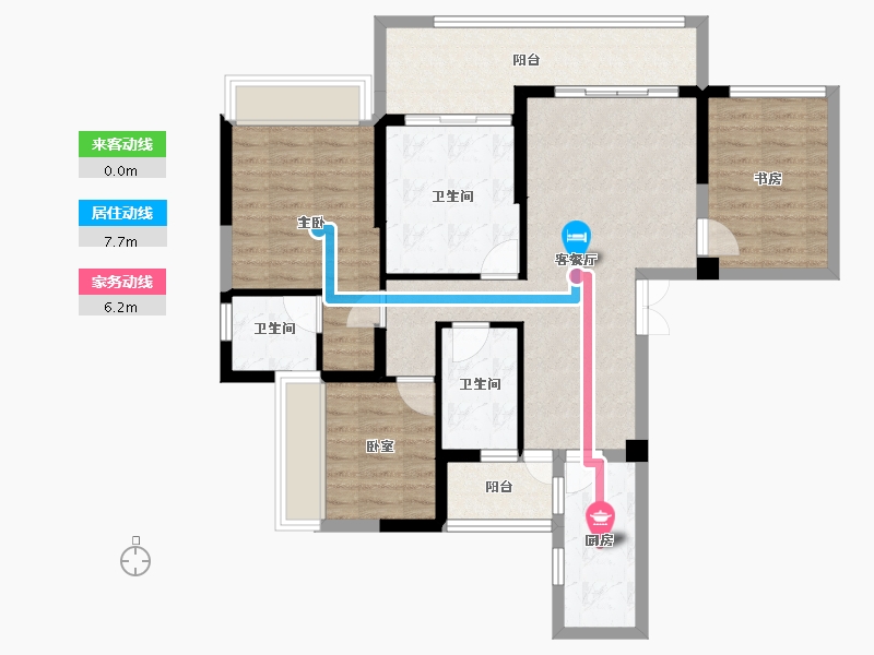 广西壮族自治区-钦州市-远锋城-93.12-户型库-动静线