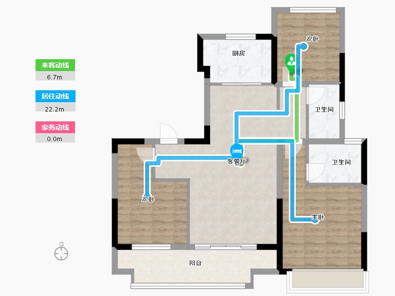 河南省-商丘市-光和四季-90.45-户型库-动静线