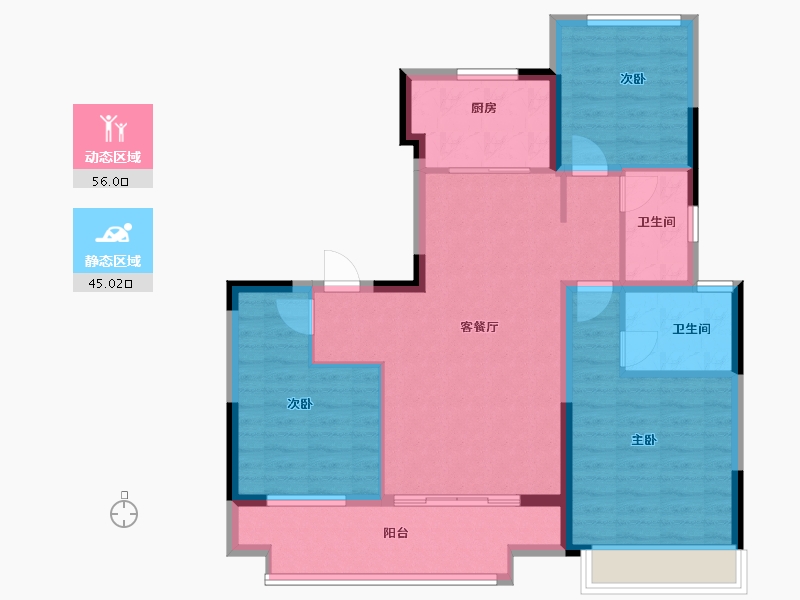 河南省-商丘市-光和四季-90.45-户型库-动静分区