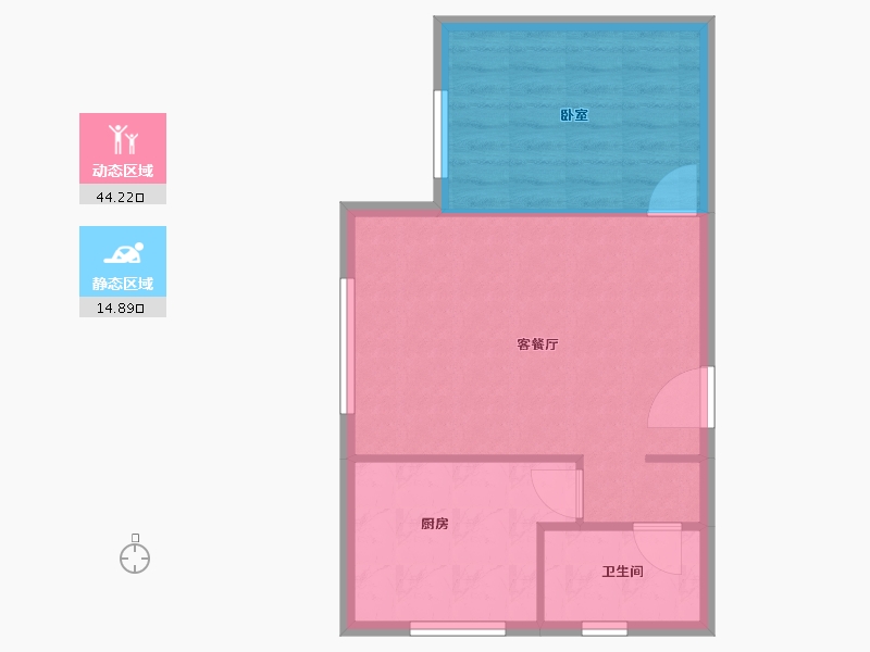 河北省-保定市-田园文苑-54.00-户型库-动静分区