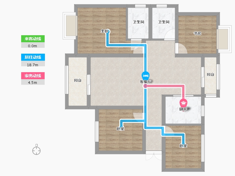 江苏省-宿迁市-太和紫金城-109.68-户型库-动静线