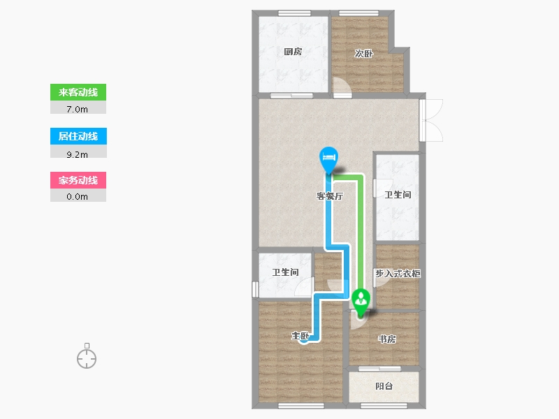 黑龙江省-哈尔滨市-保利天悦—期-98.27-户型库-动静线