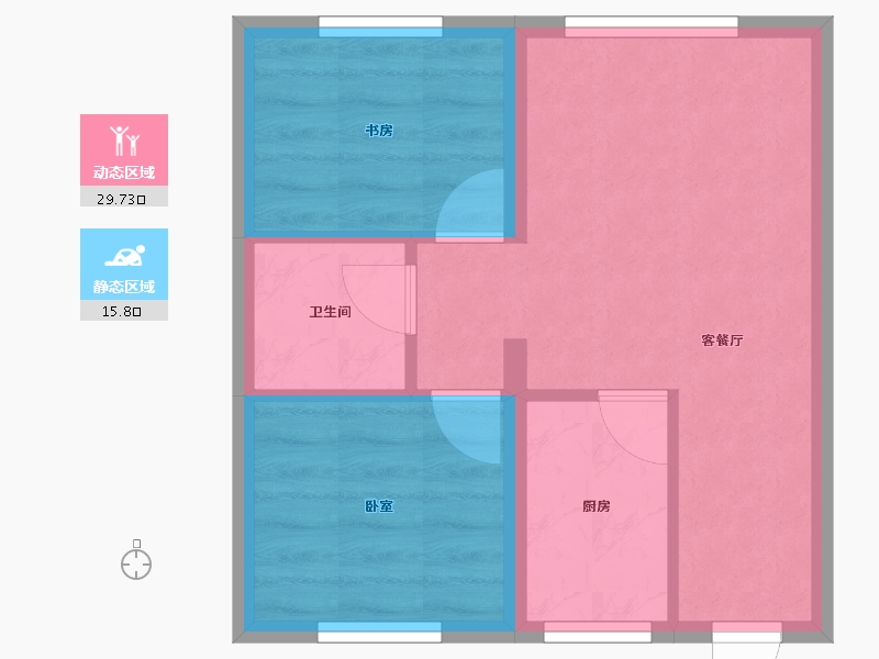 新疆维吾尔自治区-乌鲁木齐市-双宇威尼斯小镇-40.20-户型库-动静分区