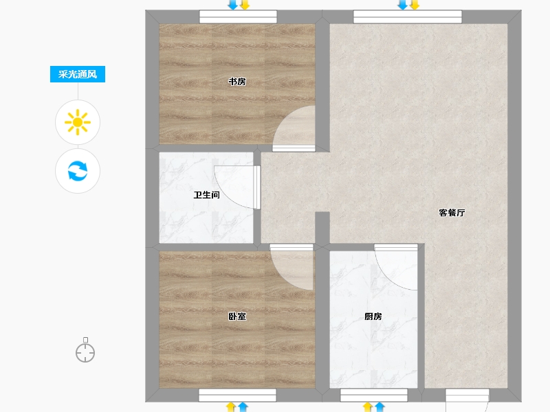 新疆维吾尔自治区-乌鲁木齐市-双宇威尼斯小镇-40.20-户型库-采光通风