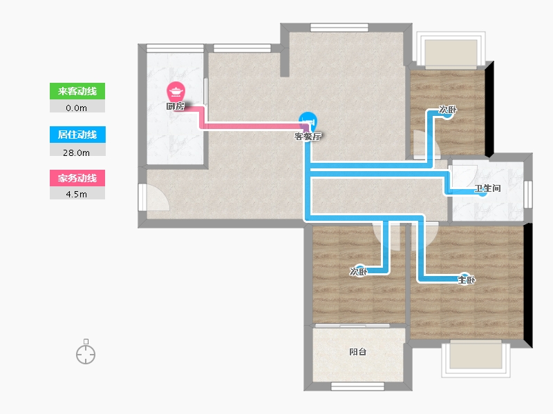 福建省-南平市-璀璨延宸-71.01-户型库-动静线