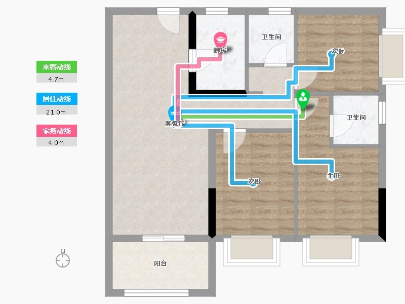 福建省-南平市-建瓯文华郡府-74.22-户型库-动静线