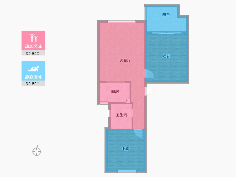 海南省-海口市-首开美墅湾-71.96-户型库-动静分区