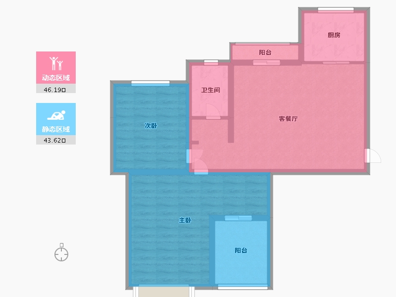 山东省-青岛市-和达和城-80.00-户型库-动静分区