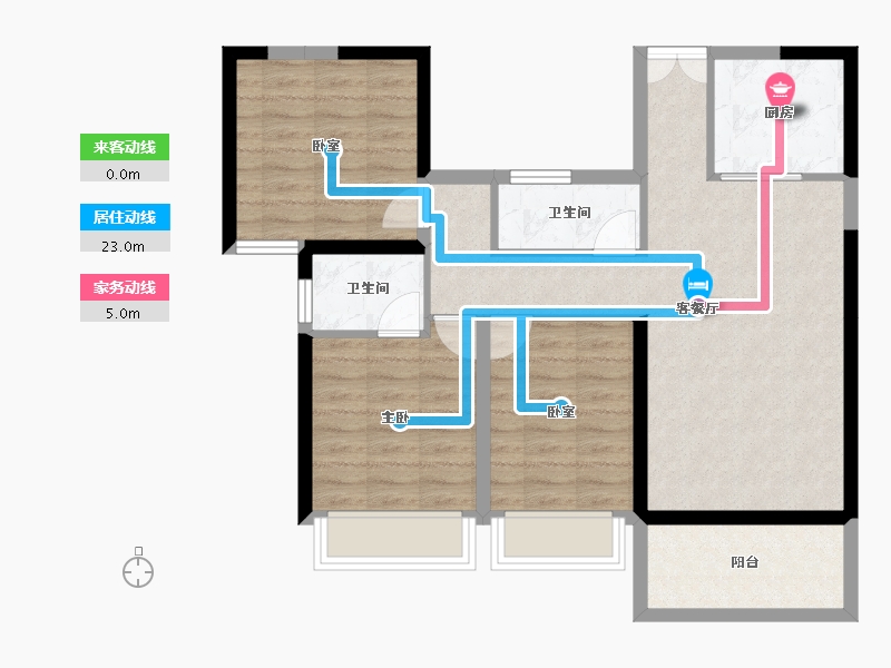 广西壮族自治区-防城港市-博古·东海岸-79.49-户型库-动静线