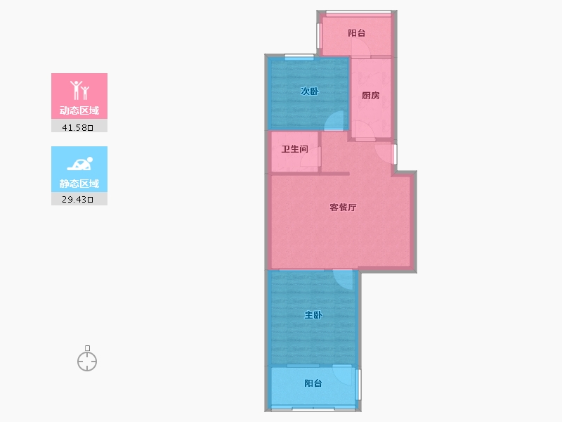 山东省-济南市-环山路130号-72.00-户型库-动静分区