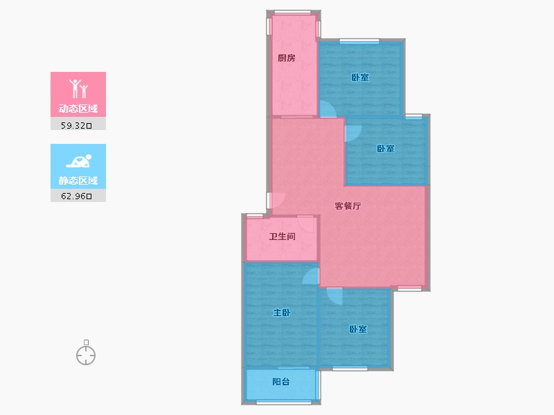 河南省-郑州市-文馨花园-27幢-130.00-户型库-动静分区