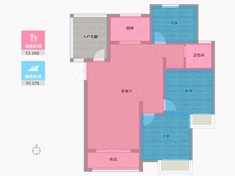 安徽省-六安市-安兴正和城-81.24-户型库-动静分区