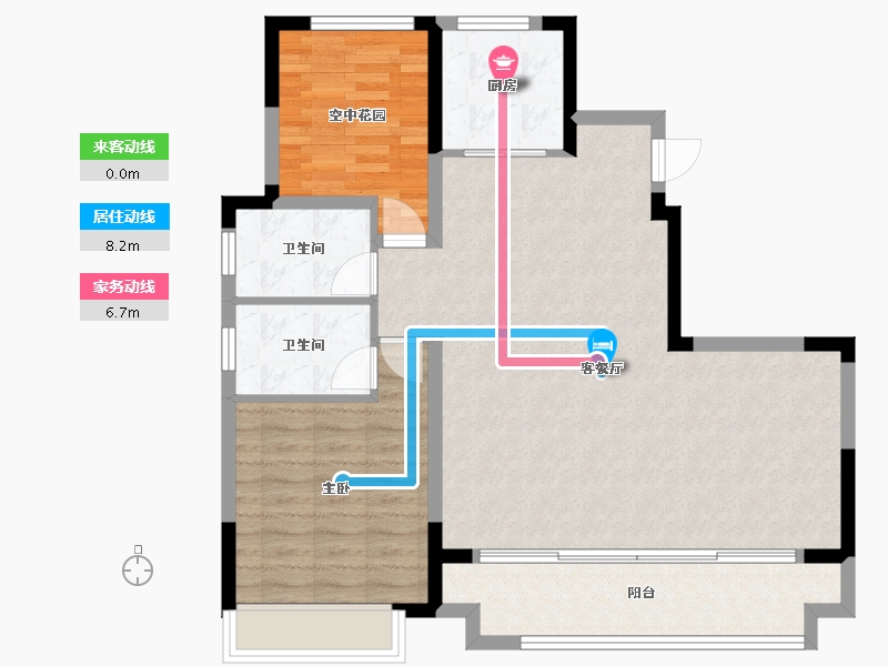 安徽省-滁州市-朗月书院-90.00-户型库-动静线