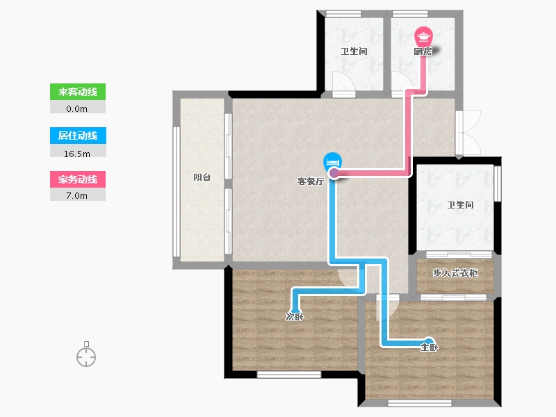 甘肃省-天水市-秦都·悦榕湾-99.13-户型库-动静线