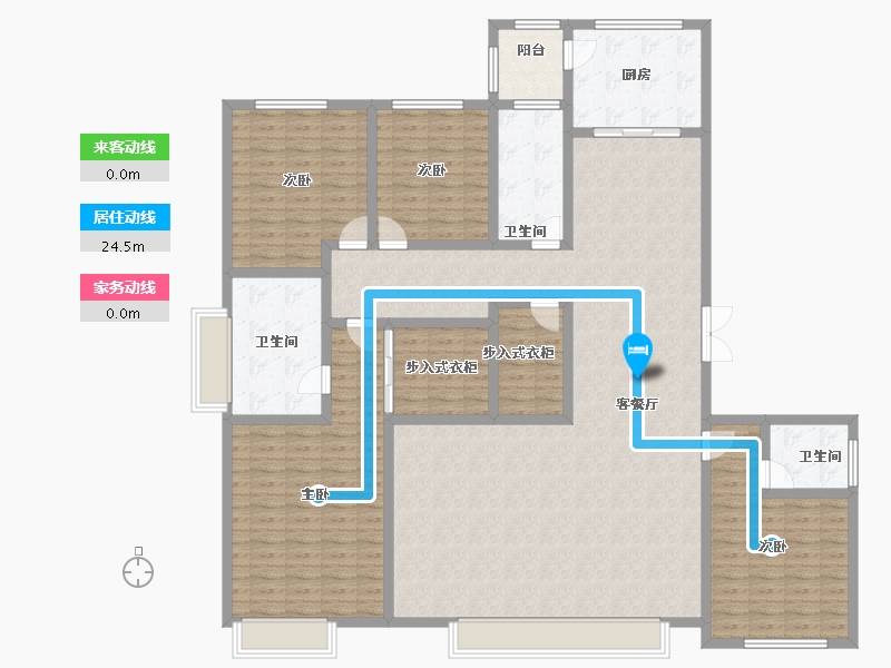 山西省-太原市-中国铁建花语堂-198.09-户型库-动静线