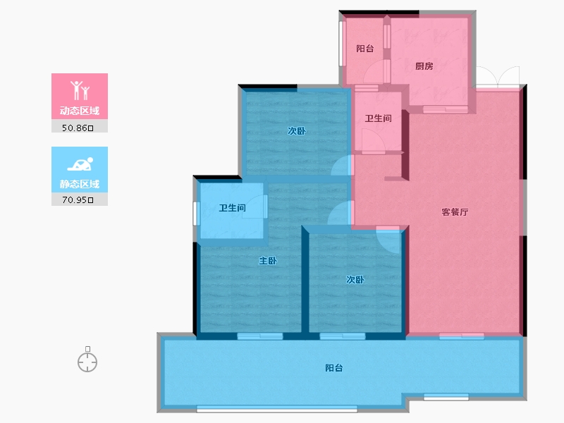 贵州省-黔南布依族苗族自治州-凯远华府-108.37-户型库-动静分区