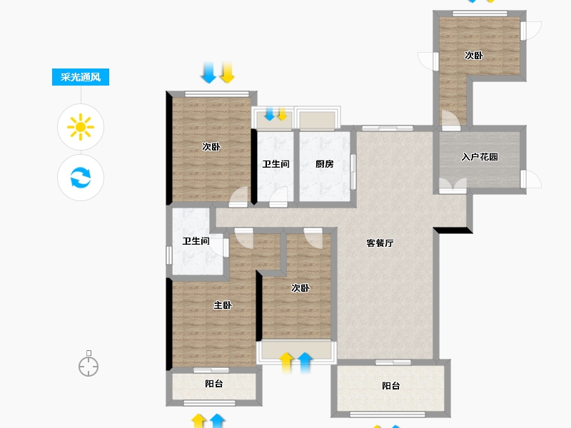 湖南省-娄底市-铁昇资水原著-139.34-户型库-采光通风