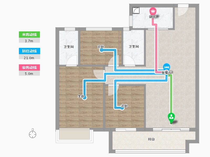 江西省-赣州市-九里蓝湾-0.00-户型库-动静线